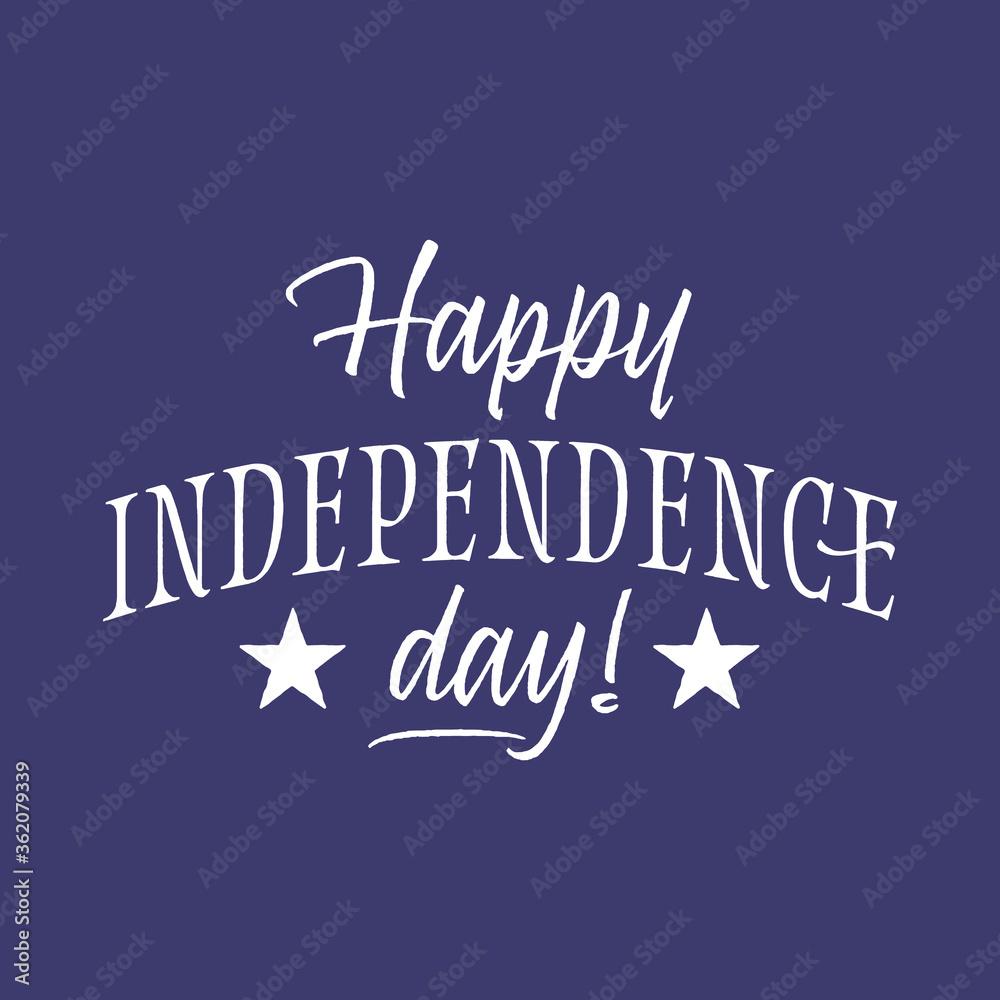 Independence Day lettering design. 4th of July vector illustration. United States national celebration. Independence Day lettering design. 4th of July vector illustration. United States national celebration.