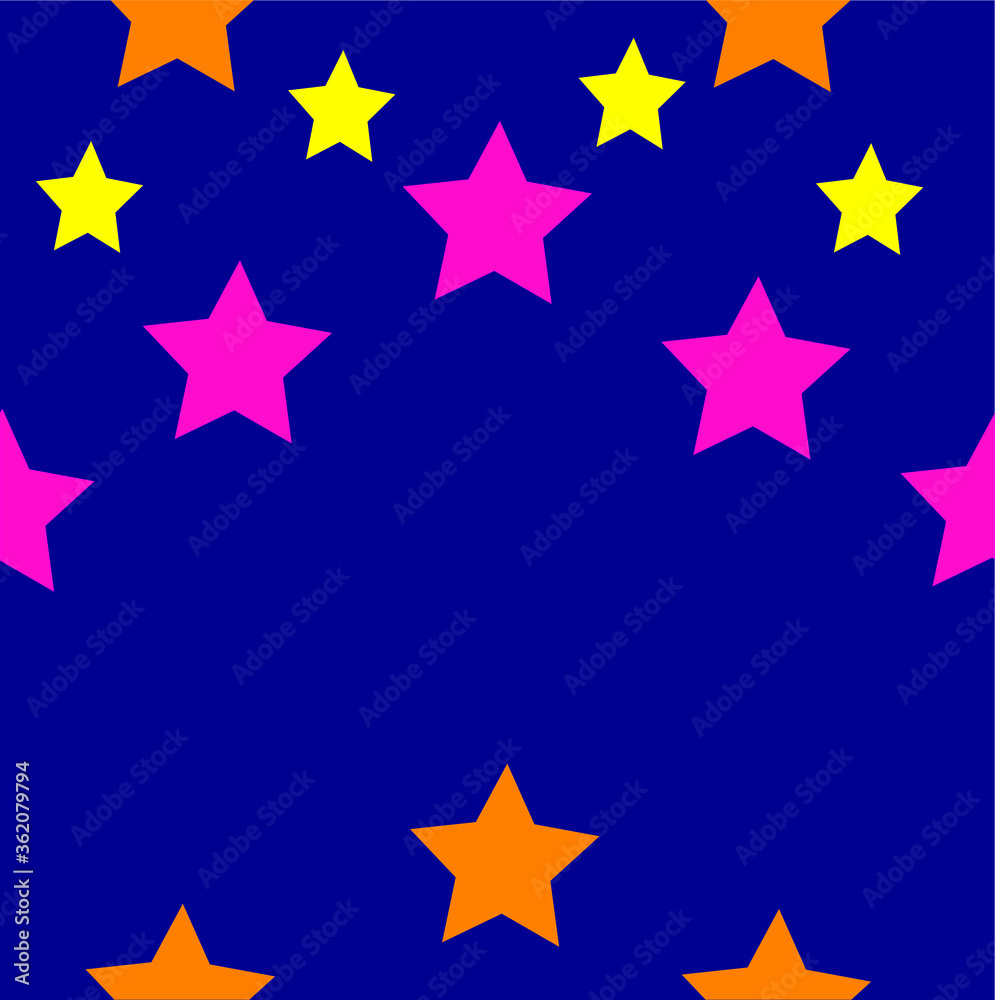 seamless abstract geometric pattern with bright stars on a dark background for fabric and Wallpaper seamless abstract geometric pattern with bright stars on a dark background for fabric and Wallpaper