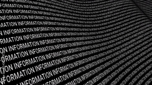 looped animated background with kinetic type running on black