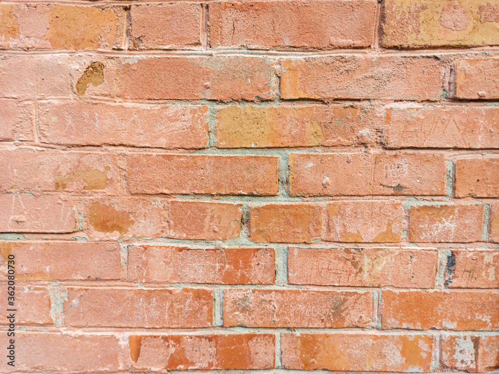 Obraz premium Red brick wall background