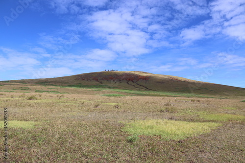 Volcan Poike à l'île de Pâques photo