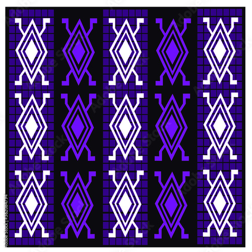 seamless geometric pattern with triangles