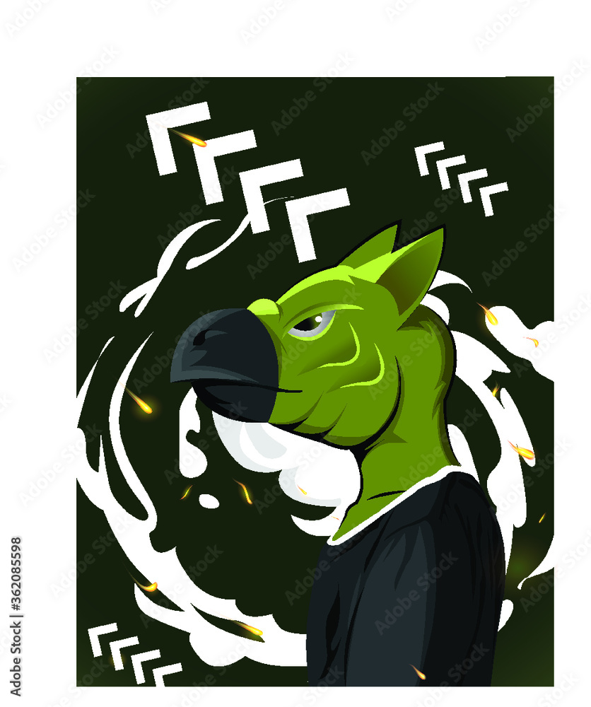 Obraz premium aliens illustration