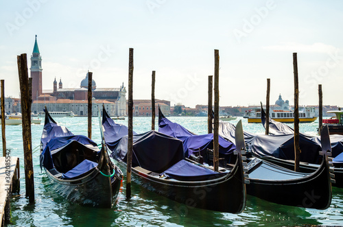 Gondolas in Venice © Cristina