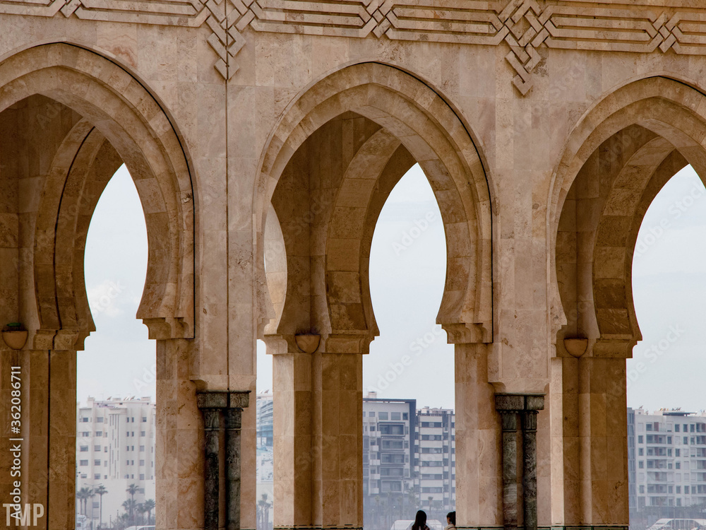 Mosaico escritura arabe marruecos palacio marroqui mezquita islam