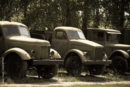 The Soviet Union heavy military vehicles from the period of World War II