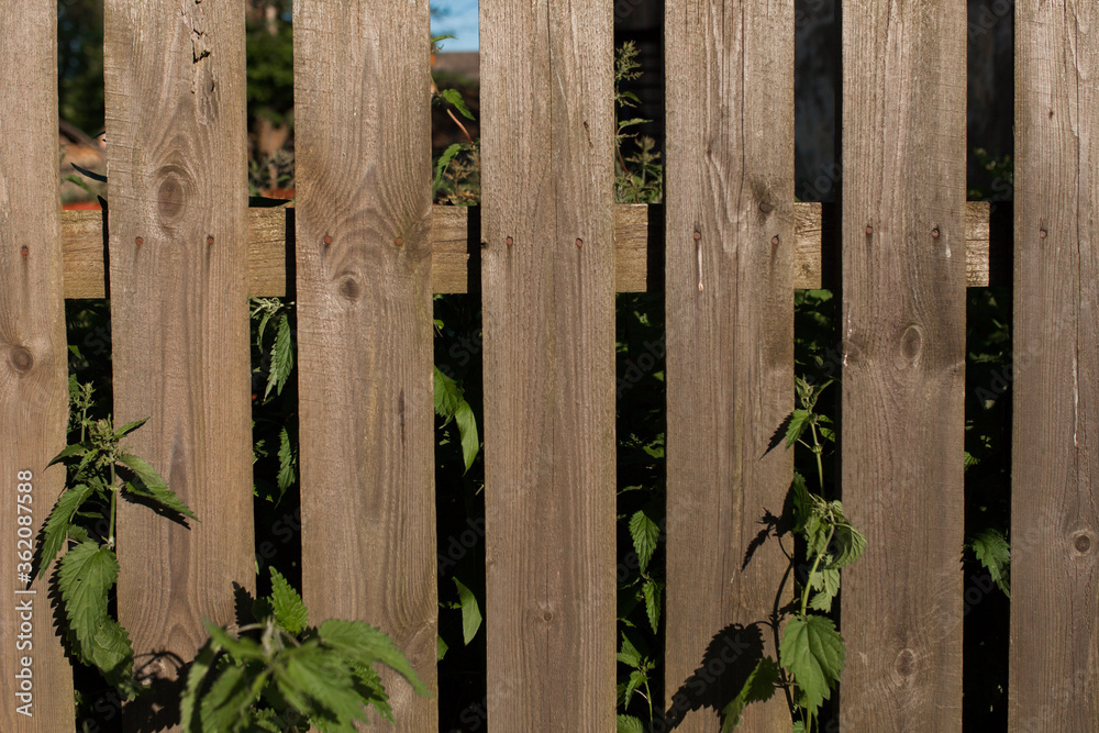 wooden fence with old paint wooden fence with old paint