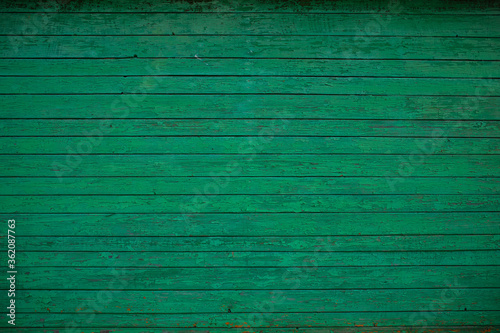 wooden fence with old paint