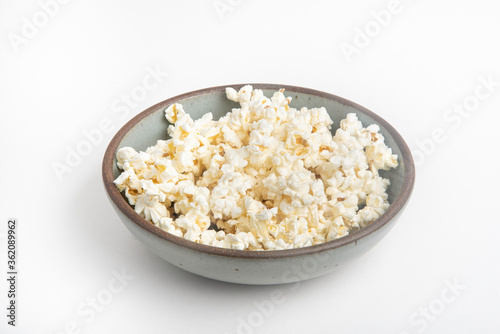 Popcorn In A Ceramic Bowl