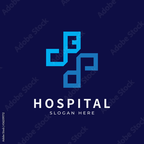 Free Download Health logo with initial letter BP, PB, B P logo designs concept. Medical health-care logo designs template. - GFXLoad