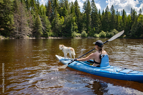 Kayak sur la Rouge