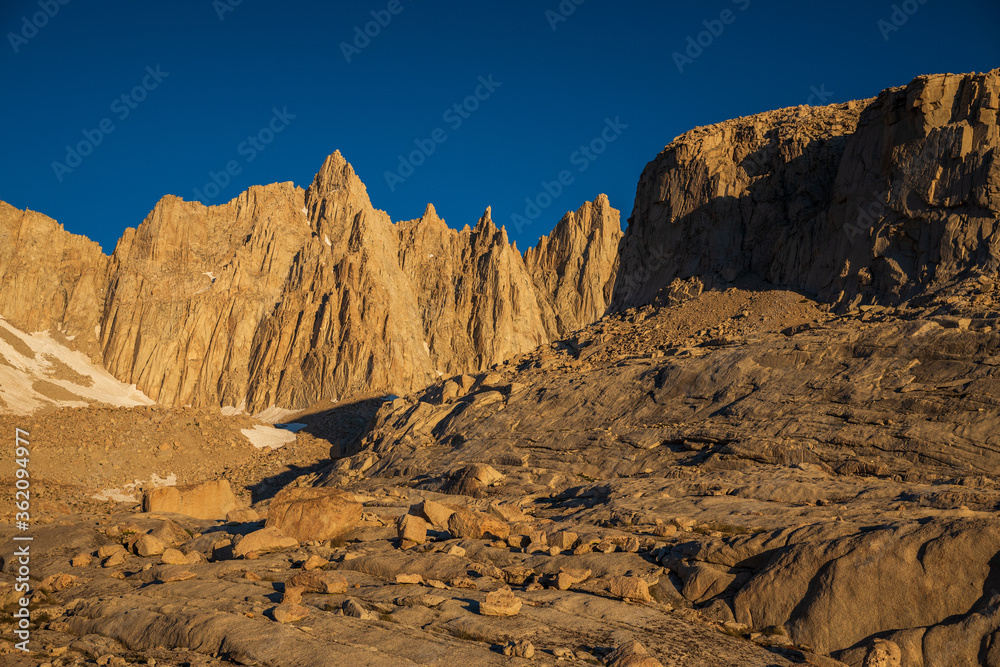 mountain landscape in the morning, Mt Muir, California