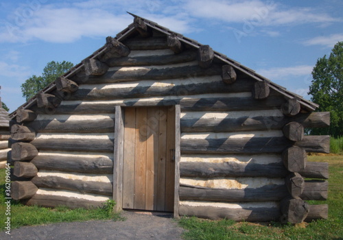 Schilderij op canvas Single Cabin