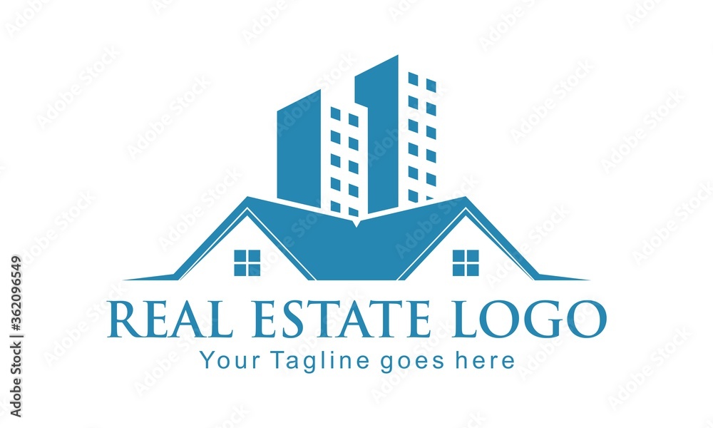 Obraz premium Real estate for construction building vector illustration design