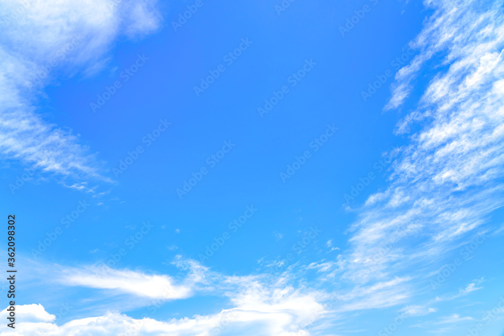 【空イメージ】青空と白い雲