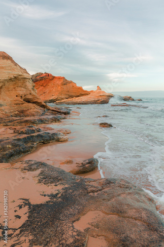 Obraz na płótnie Beach and Coastline of the Great Ocean Road, Victoria Australia w salonie