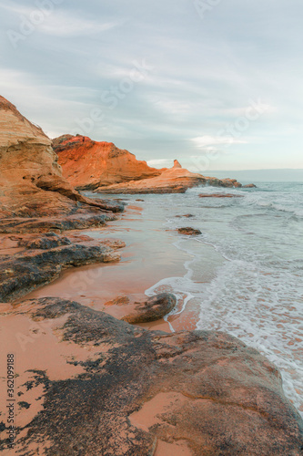Obraz na płótnie Beach and Coastline of the Great Ocean Road, Victoria Australia w salonie