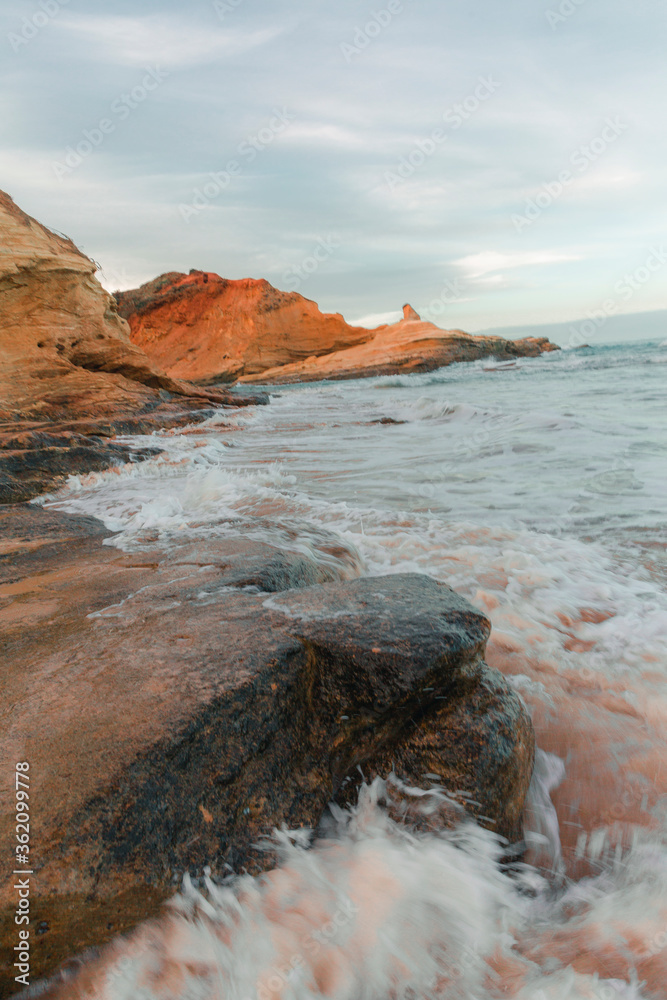 Beach and Coastline of the Great Ocean Road, Victoria Australia