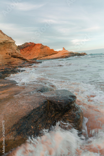 Obraz na płótnie Beach and Coastline of the Great Ocean Road, Victoria Australia w salonie