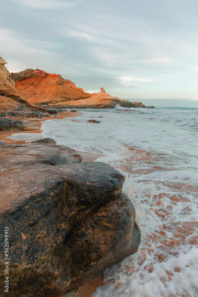 Beach and Coastline of the Great Ocean Road, Victoria Australia