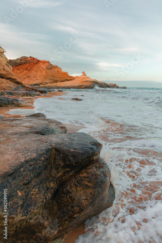 Obraz na płótnie Beach and Coastline of the Great Ocean Road, Victoria Australia w salonie