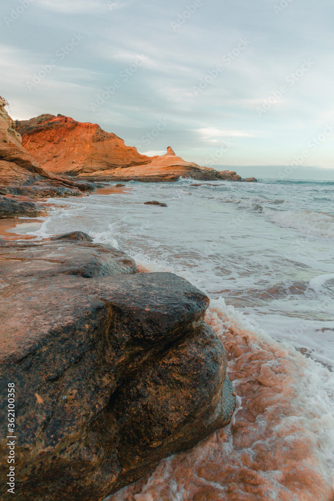 Beach and Coastline of the Great Ocean Road, Victoria Australia