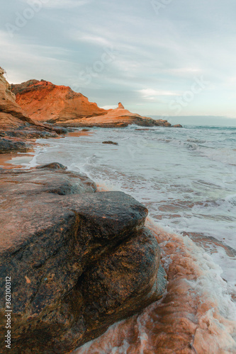 Obraz na płótnie Beach and Coastline of the Great Ocean Road, Victoria Australia w salonie