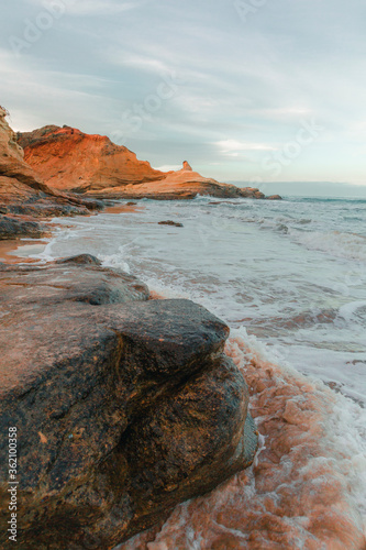 Obraz na płótnie Beach and Coastline of the Great Ocean Road, Victoria Australia w salonie