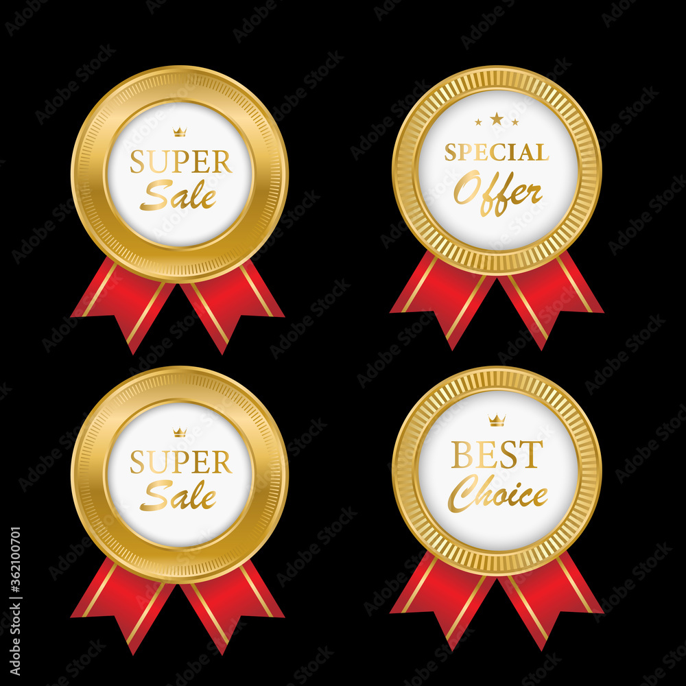 Luxury gold badges and labels premium quality product Luxury gold badges and labels premium quality product