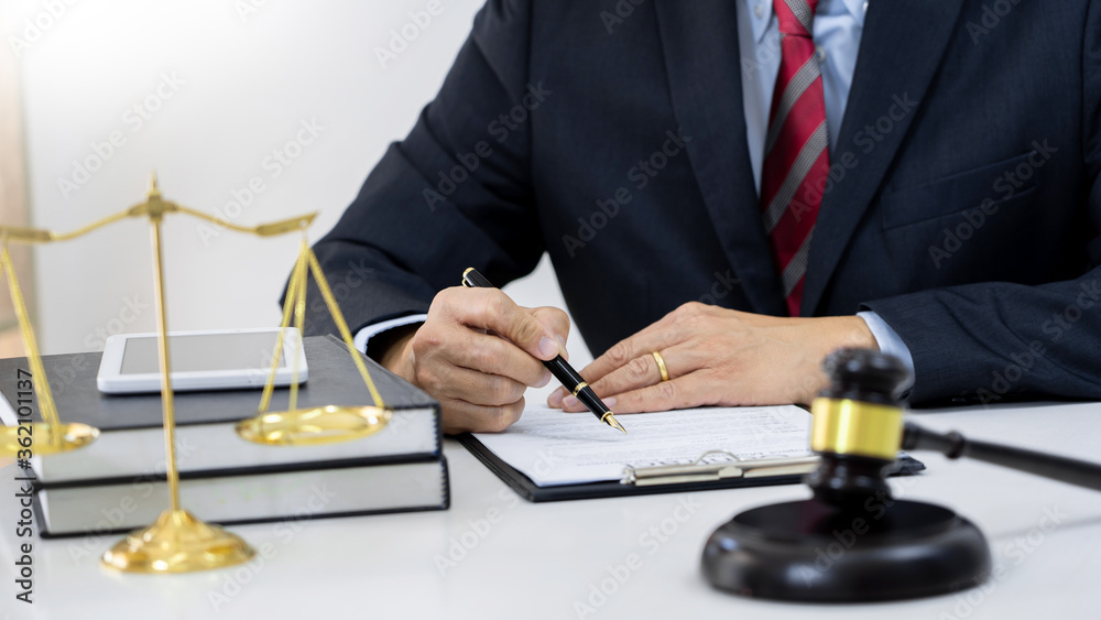 lawyer working with document contract
lawyer working with document contract