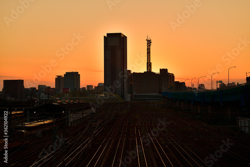 日の出の風景 © Kazuyoshi Ozaki