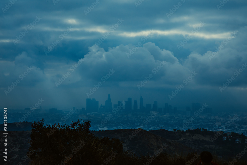 Fototapeta premium Los Angeles Skyline