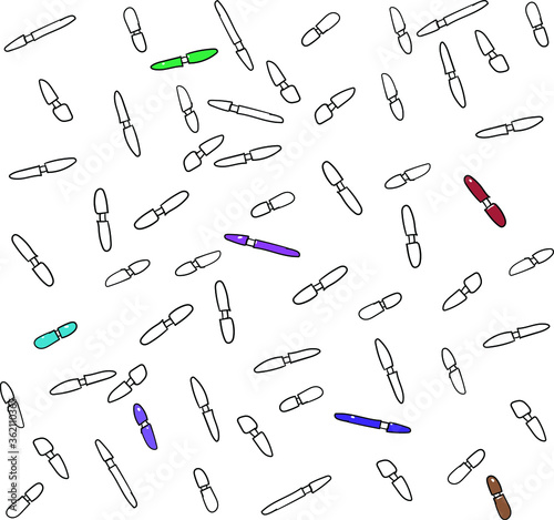 colorful paper clips