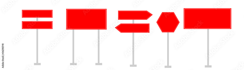 traffic signs. Road board text panel, mockup traffic signs. Road board text panel, mockup