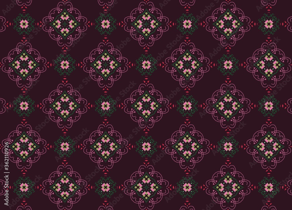 seamless damask pattern