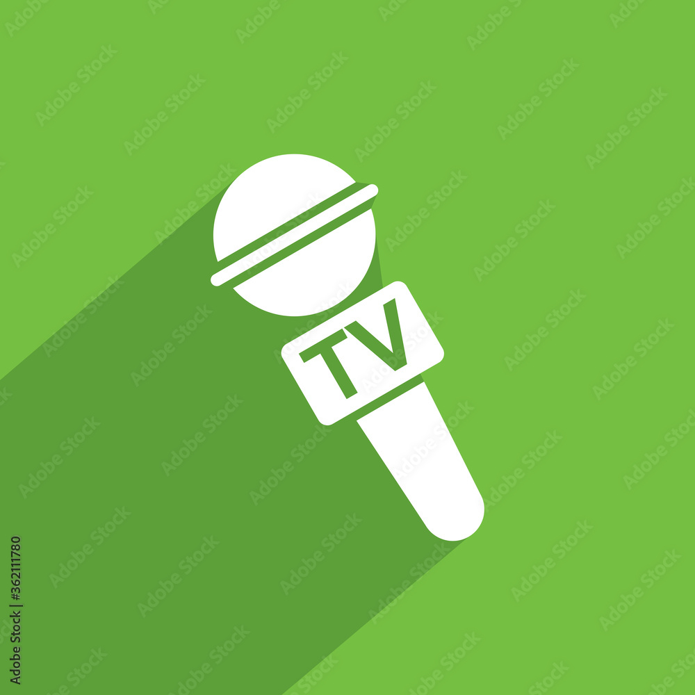 TV broadcaster icon, business icon vector TV broadcaster icon, business icon vector
