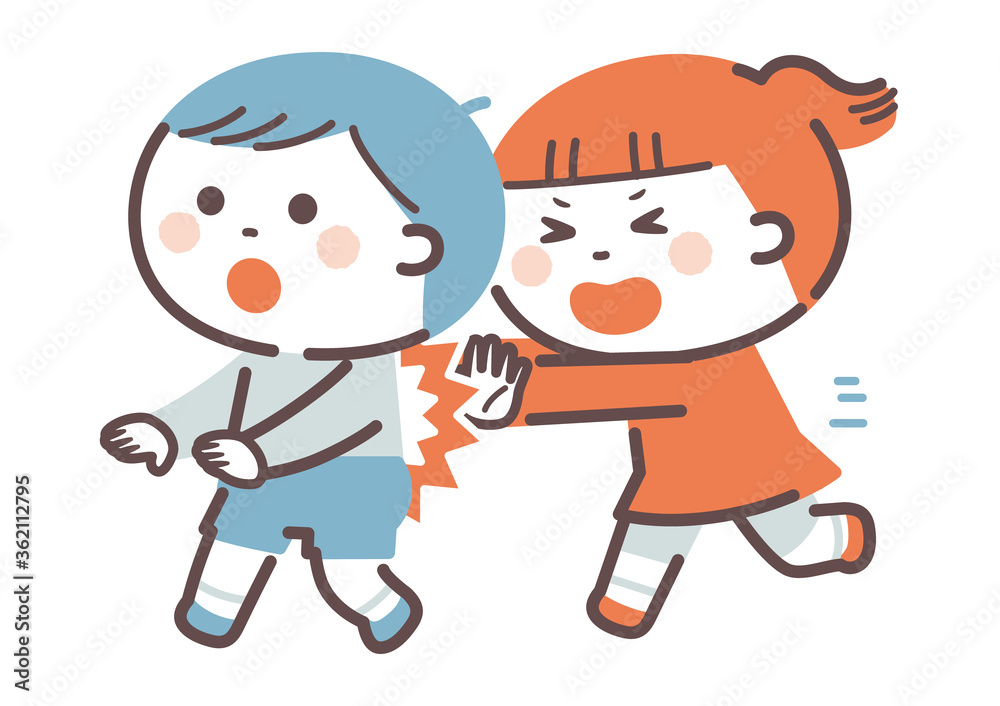Evacuation drills / What you should not do / Hit or push a person from behind / Four colors Evacuation drills / What you should not do / Hit or push a person from behind / Four colors