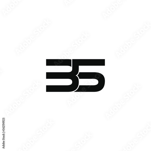 35 letter original monogram logo design