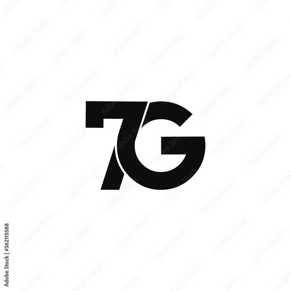 7g letter original monogram logo design 7g letter original monogram logo design