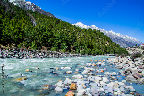 View of Chitkul, Himachal Pradesh 