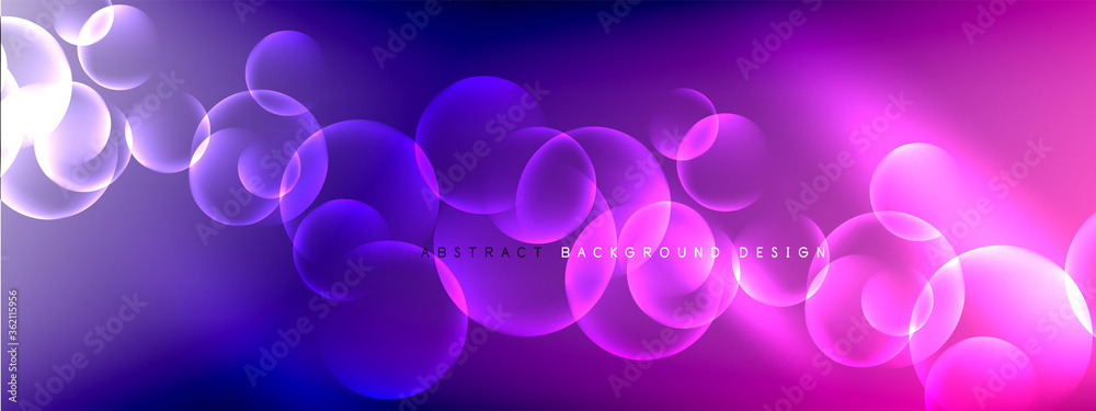 Vector abstract background liquid bubble circles on fluid gradient with shadows and light effects. Shiny design templates for text Vector abstract background liquid bubble circles on fluid gradient with shadows and light effects. Shiny design templates for text