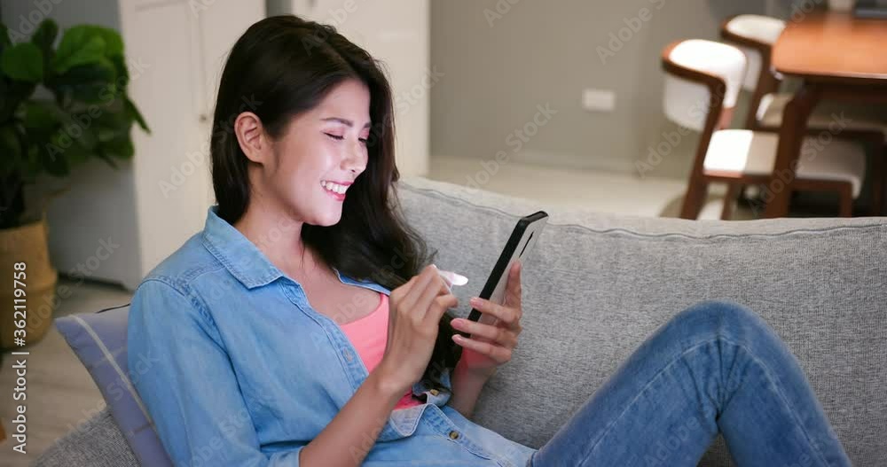 asian young woman use smartphone asian young woman use smartphone