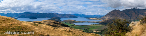 Lake Wanaka from Diamond Lake Track, South Island, New Zealand