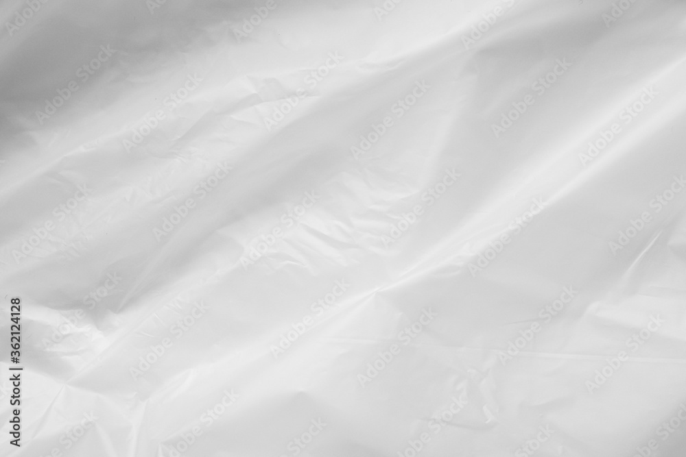 White plastic bag background texture close up White plastic bag background texture close up
