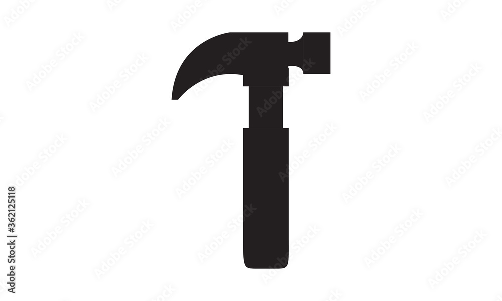 Construction hammer icon. vector graphics Construction hammer icon. vector graphics