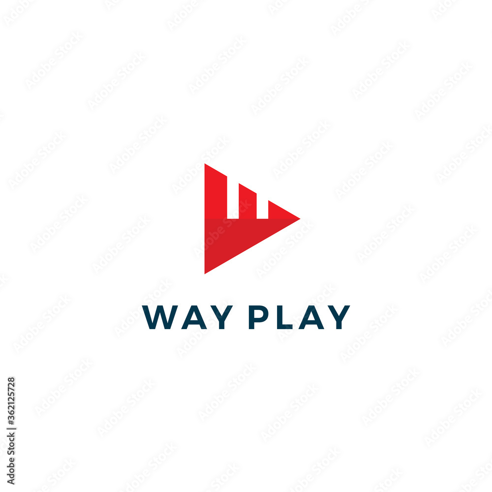 W logo symbol
Combination Letter W + Play Symbol W logo symbol
Combination Letter W + Play Symbol