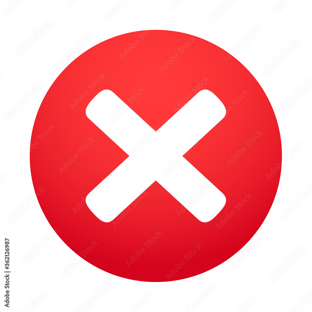 True and false symbols accept rejected for evaluation. Vector Simple and modern style. True and false symbols accept rejected for evaluation. Vector Simple and modern style.