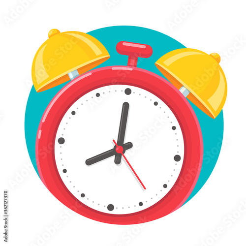 Alarm clock icon. Alarm clock that sounds loudly in the morning to wake up from bed.