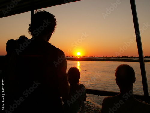 Sunset cruise, Chobe National Park, Botswana