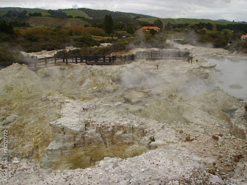 Sulpher pit, Hells Gate Rotorua NZ